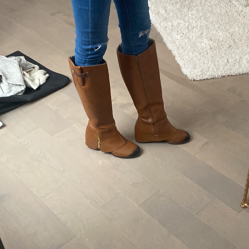 gorgeous knee high Joyfolie Frankie boots size 9 need new heel sole - Picture 6 of 6